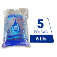 Aguita Pa’la Sed – Bolsa de Agua 6 L (x 5 Und.)